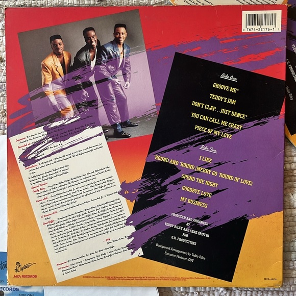 Guy - (Self-Titled /1988 Release) Vinyl LP - Picture 2 of 5